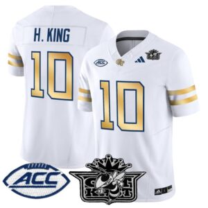 Haynes King Jersey 10 Outkast Georgia Tech Yellow Jackets 2025 Stitched White