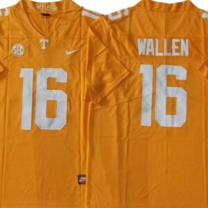 Tennessee Volunteers 16 Orange Football Jersey - Morgan Wallen