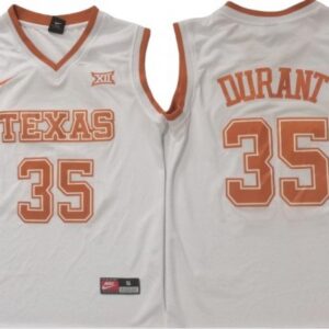 Texas Longhorns 35 Kevin Durant White Basketball Jersey