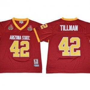 Arizona State Sun Devils 42 Pat Tillman Red Football Jersey