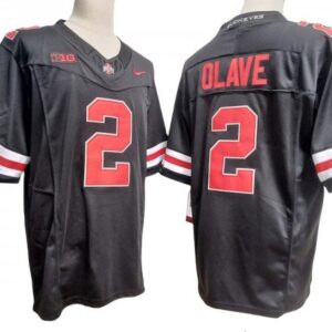 Ohio State Buckeyes 2 Black Vapor Fuse Limited Jersey - Chris Olave