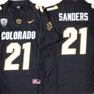 Colorado Buffaloes 21 Shilo Sanders Black Vapor Fuse Limited Jersey