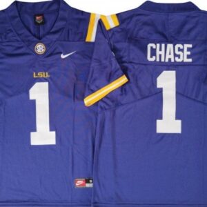 Lsu Tigers 1 Jamarr Chase Purple College Football Jersey