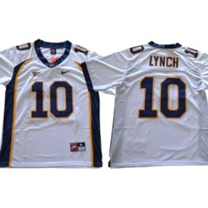 California Golden Bears 10 Marshawn Lynch White Football Jersey