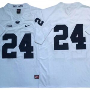 Penn State Nittany Lions 24 White Football Jersey
