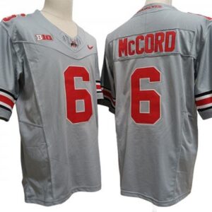 Ohio State Buckeyes 6 Gray Vapor Fuse Limited Jersey - Kyle Mccord
