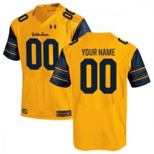 Custom California Golden Bears Gold Football Jersey