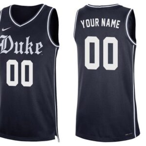 Custom Duke Blue Devils Navy College Basketball Jersey