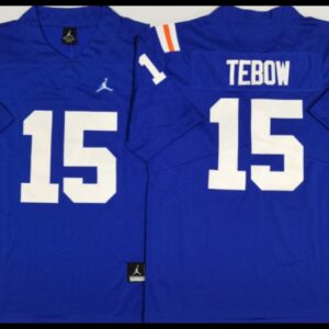 Florida Gators 15 Tim Tebow Blue Alternate Football Jersey