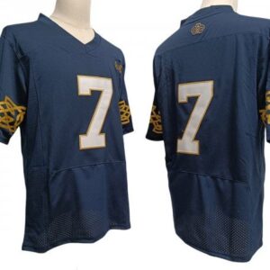 Notre Dame Fighting Irish 7 Navy Vapor Fuse Limited Jersey