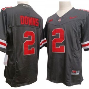 Ohio State Buckeyes 2 Black Vapor Fuse Limited Jersey - Caleb Downs