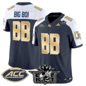 Big Boi Jersey bb Outkast Georgia Tech Yellow Jackets 2025 Stitched Navy Alter