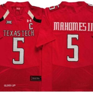 Texas Tech Red Raiders 5 Patrick Mahomes Red Football Jersey