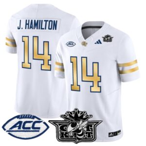 Joe Hamilton Jersey 14 Outkast Georgia Tech Yellow Jackets 2025 Stitched White