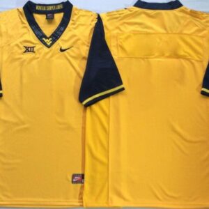 Custom West Virginia Mountaineers Jersey - Gold