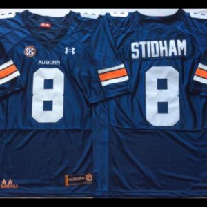 Auburn Tigers 8 Jarrett Stidham Navy Football Jersey