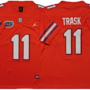 Florida Gators 11 Kyle Trask Orange Football Jersey