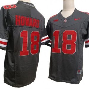 Ohio State Buckeyes 18 Black Vapor Fuse Limited Jersey - Will Howard
