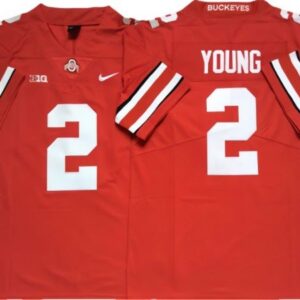 Ohio State Buckeyes 2 Chase Young Red Football Jersey