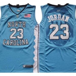 North Carolina Tar Heels 23 Michael Jordan Light Blue Jersey