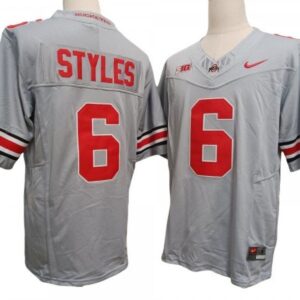 Ohio State Buckeyes 6 Gray Vapor Fuse Limited Jersey - Sonny Styles