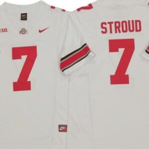 Ohio State Buckeyes 7 Cj Stroud White Vapor Fuse Limited Jersey