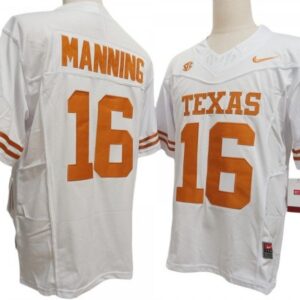Texas Longhorns 16 Arch Manning White Vapor Fuse Limited Jersey