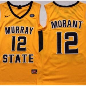 Murray State Racers 12 Ja Morant Yellow Basketball Jersey