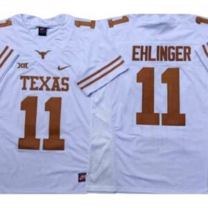 Texas Longhorns 11 Sam Ehlinger White Football Jersey