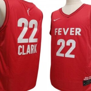 Indiana Fever 22 Caitlin Clark Red Wnba Game Jersey