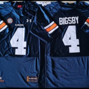 Auburn Tigers 4 Tank Bigsby Navy Football Jersey