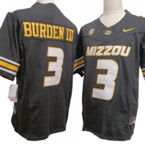 Missouri Tigers 3 Luther Burden Iii Black Vapor Fuse Limited Jersey