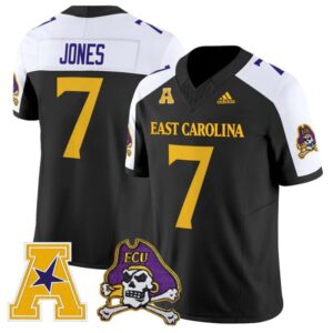 Zay Jones Jersey 7 East Carolina Pirates 2025 Vapor Limited Stitched Black Alter