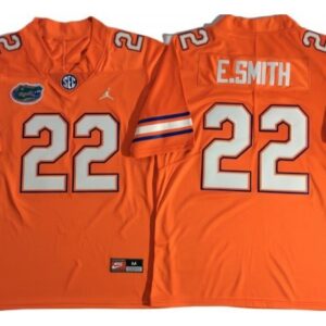 Florida Gators 22 Emmitt Smith Orange Football Jersey