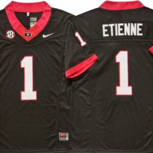 Georgia Bulldogs 1 Trevor Etienne Black Vapor Fuse Limited Jersey