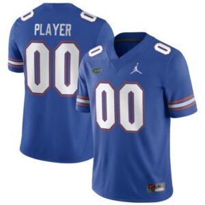 Custom Florida Gators Blue Football Jersey