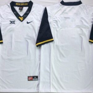 Custom West Virginia Mountaineers Jersey - White