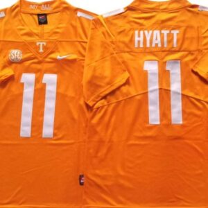 Tennessee Volunteers 11 Jalin Hyatt Orange Football Jersey
