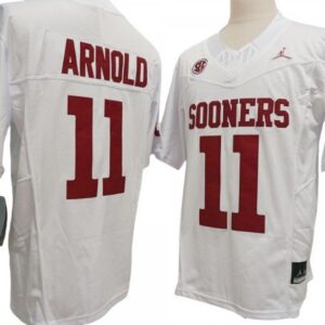 Oklahoma Sooners 11 Jackson Arnold White Vapor Fuse Limited Jersey