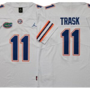 Florida Gators 11 Kyle Trask White Football Jersey