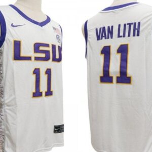 Lsu Tigers 11 Hailey Van Lith White Basketball Jersey