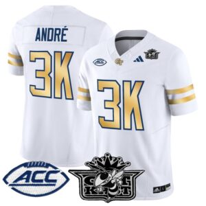 Andr? Jersey 3k Outkast Georgia Tech Yellow Jackets 2025 Stitched White