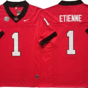 Georgia Bulldogs 1 Trevor Etienne Red Vapor Fuse Limited Jersey