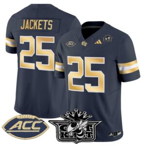 Jackets Jersey 25 Outkast Georgia Tech Yellow Jackets 2025 Stitched Navy