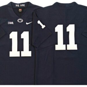 Penn State Nittany Lions 11 Navy Football Jersey