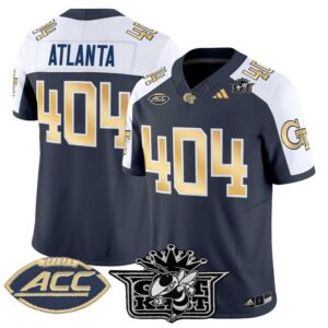 Atlanta Jersey 404 Outkast Georgia Tech Yellow Jackets 2025 Stitched Navy Alter