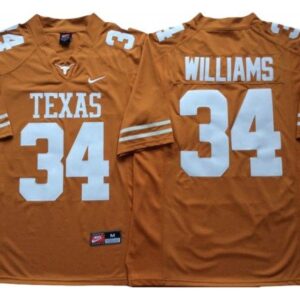 Texas Longhorns 34 Ricky Williams Orange Football Jersey