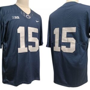 Penn State Nittany Lions 15 Navy Football Jersey
