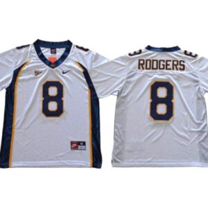 California Golden Bears 8 Aaron Rodgers White Football Jersey