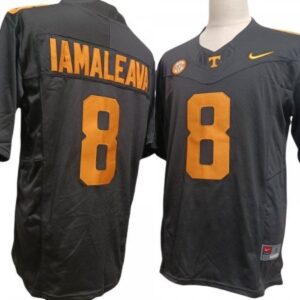 Tennessee Volunteers 8 Nico Iamaleava Black Vapor Fuse Limited Football Jersey